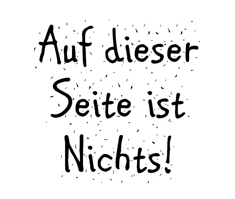 Auf dieser Seite ist Nichts